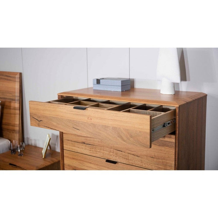 Galway 5 Drawer Timber Tallboy