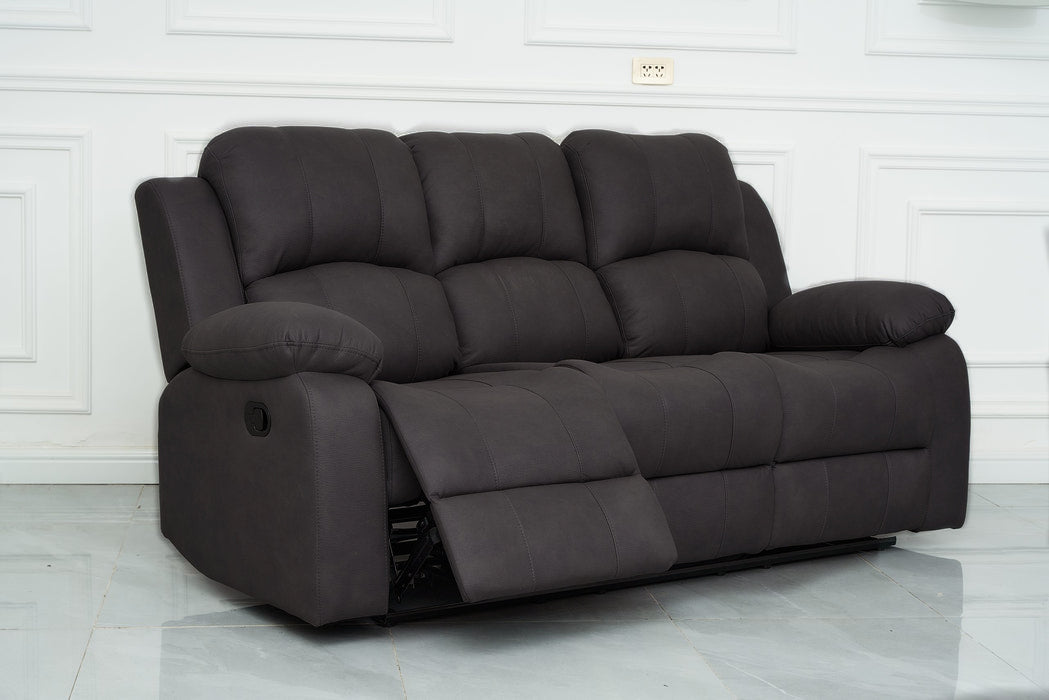 5 Seater Valor Fabric Manual Recliner