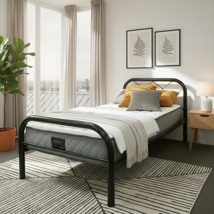Black Mabelle Metal Bed Frame