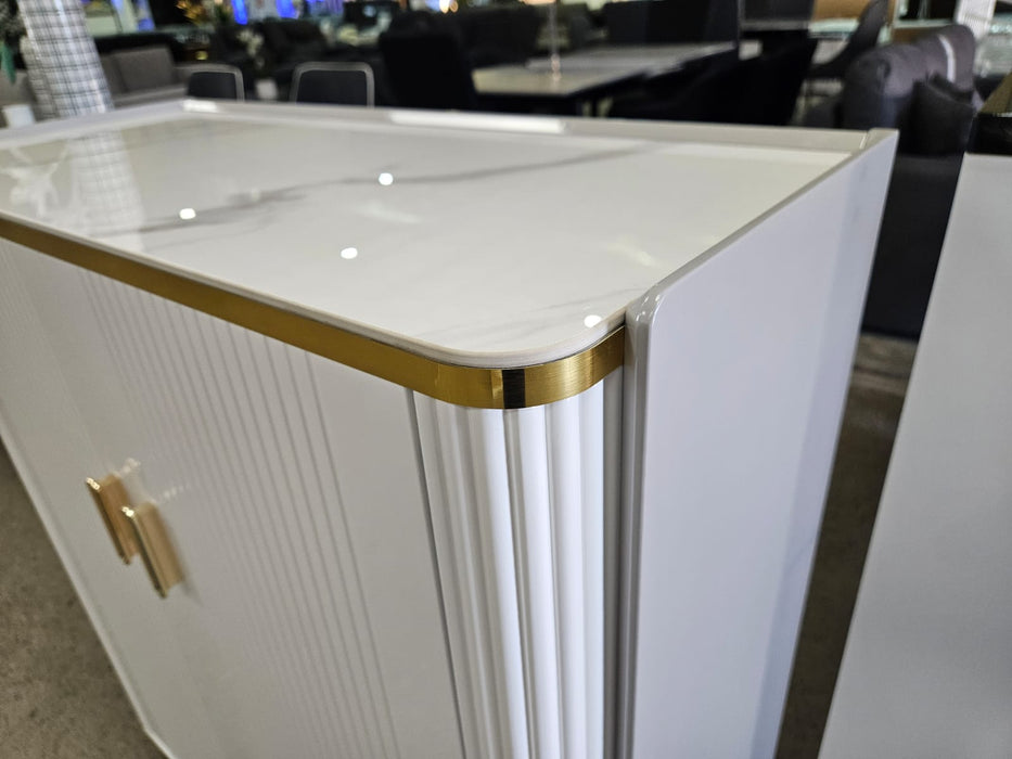 Amarelle 2 Door Shoe Cabinet, ASSEMBLED