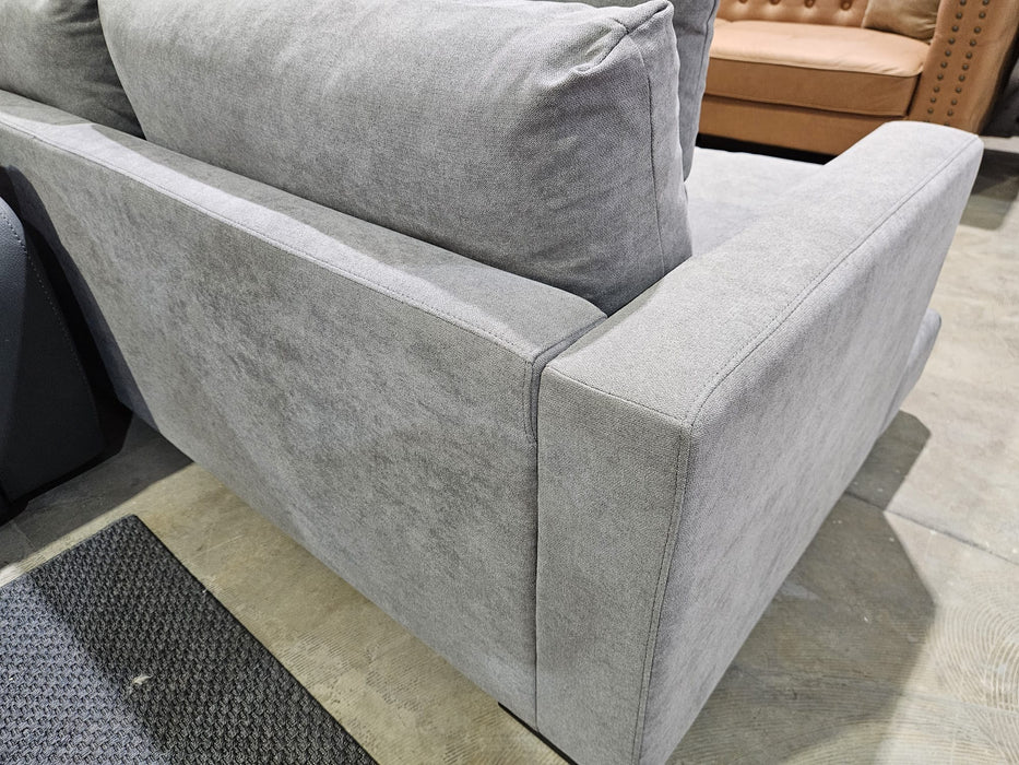Harvard 5 Seater Corner Lounge - Light Grey