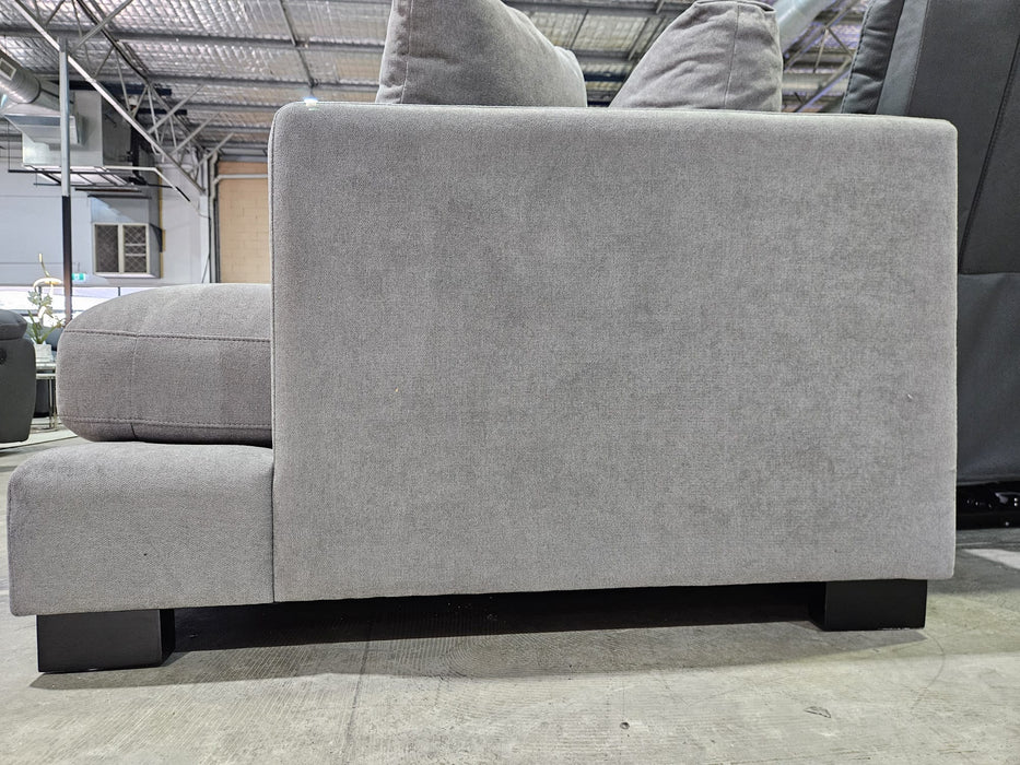 Harvard 5 Seater Corner Lounge - Light Grey