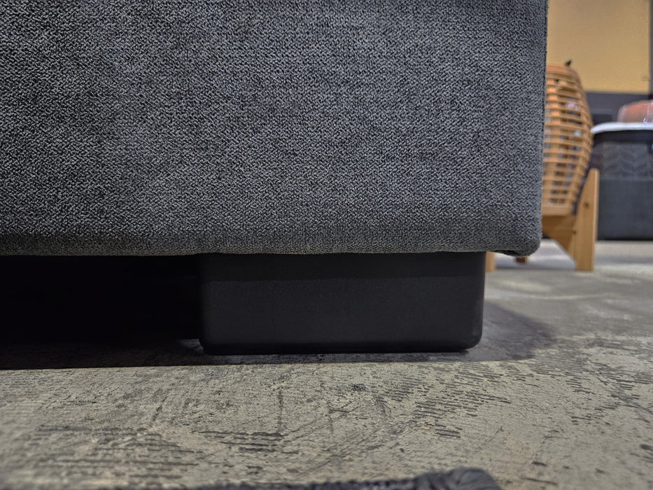 Harvard 5 Seater Corner Lounge - Dark Grey