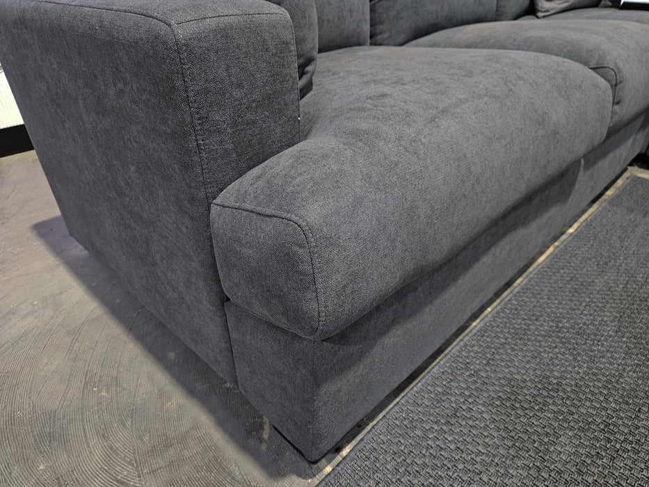 Harvard 5 Seater Corner Lounge - Dark Grey
