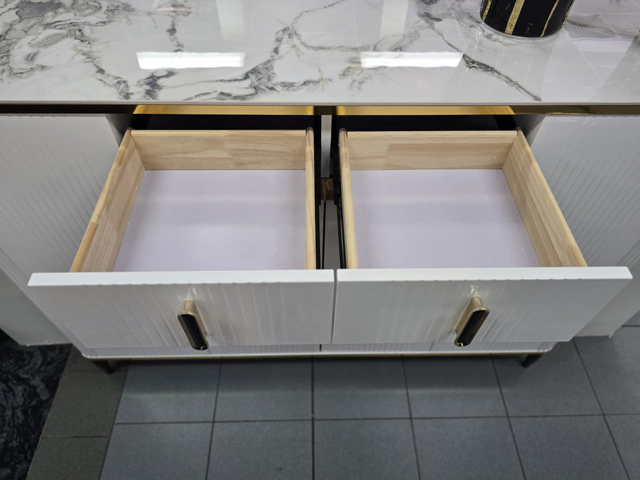Amarelle 4 Door Shoe Cabinet, ASSEMBLED