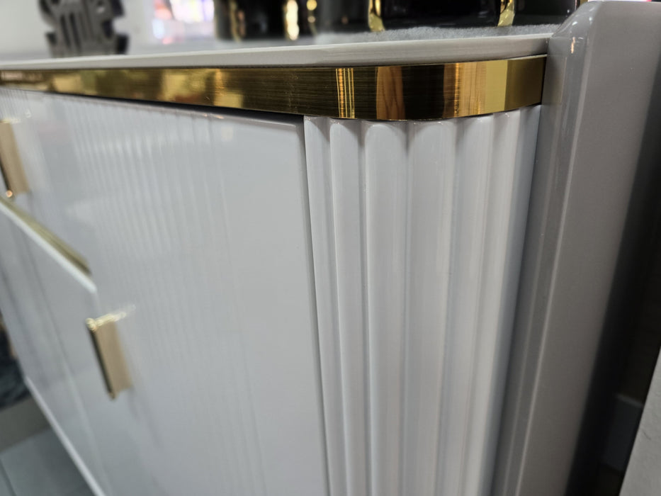 Amarelle 4 Door Shoe Cabinet, ASSEMBLED