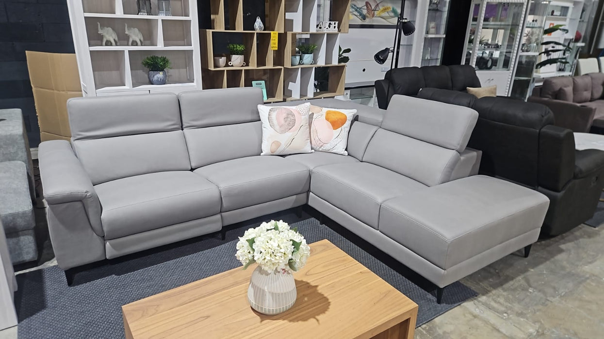 Balmain 3 Seater Modular Chaise Lounge in Fabric