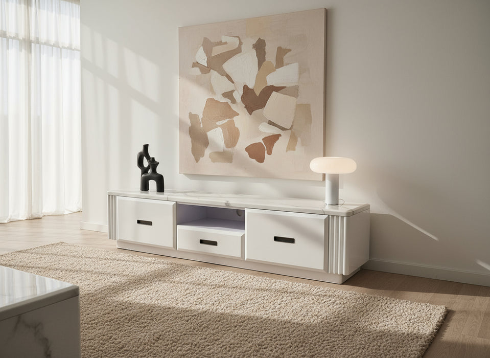Madrid 2.0 Entertainment Unit - White