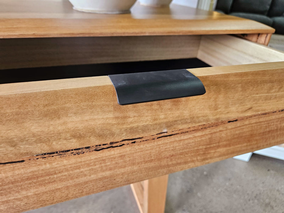 Galway 1.6m 3 Drawer Console Table - Marri Wood