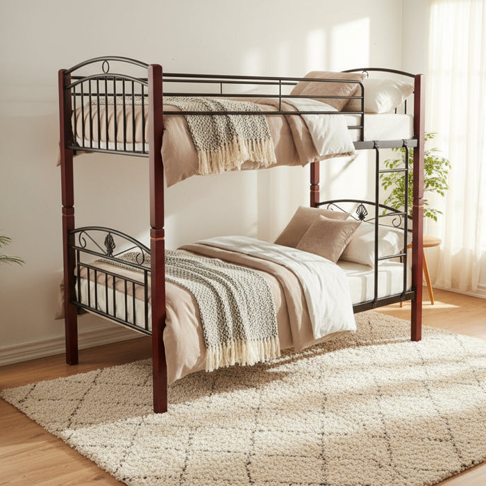 Lora Timber Single Bunk Bed