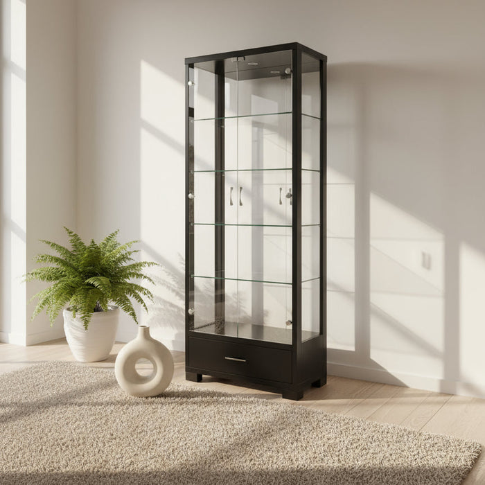 Black Wilson Display Cabinet