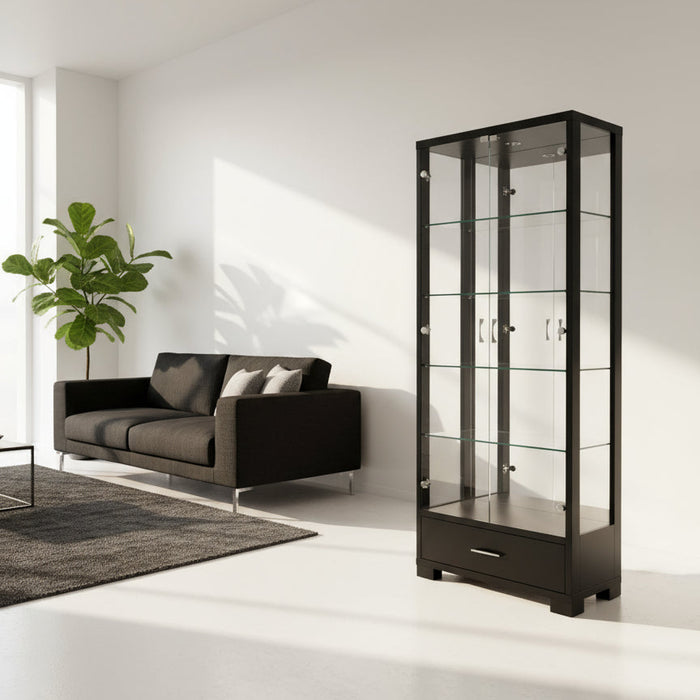 Black Wilson Display Cabinet