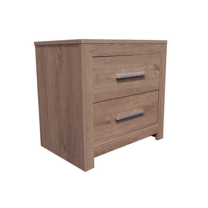 Jason 2 Drawer Bedside - Oak