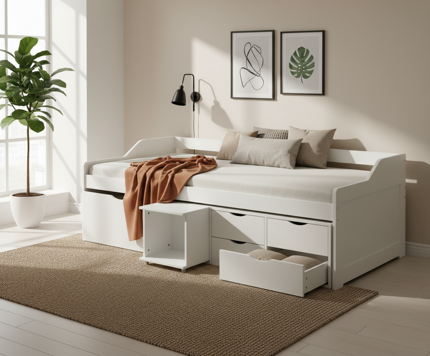 Glenda Day Bed with Drawers