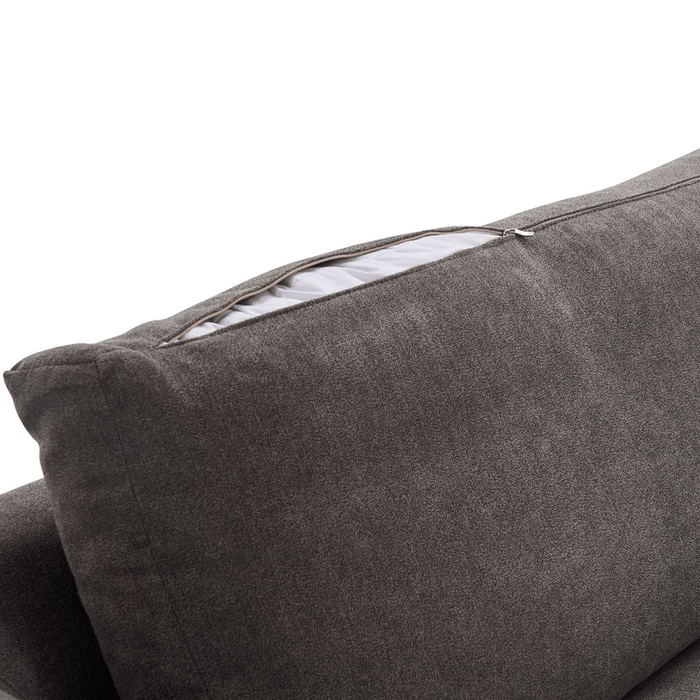 Harmony 3 Seater Fabric, Grey