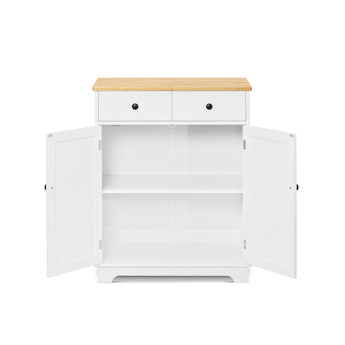 Elwood 68cm 2 Door 2 Drawer Storage Cabinet