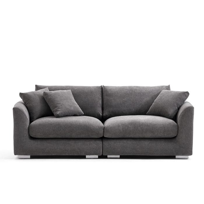 Harmony 3 Seater Fabric, Grey