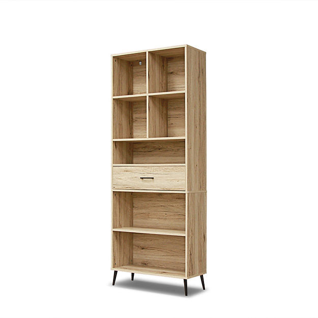 Niva Bookshelf with Drawer Oak