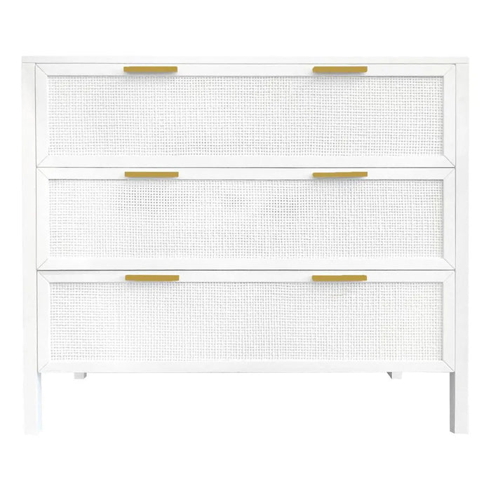 Santorini 1.0m Hamptons Dresser - White