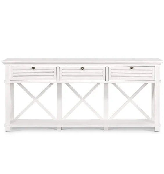 West Beach 1.9m 3 Drawer Hamptons Console Table