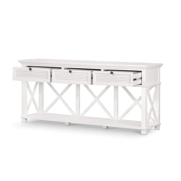 West Beach 1.9m 3 Drawer Hamptons Console Table