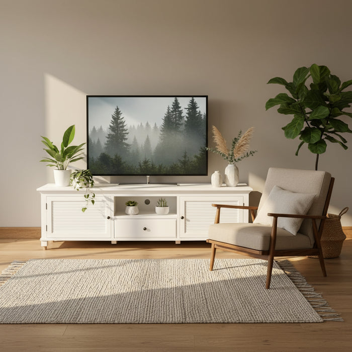West Beach 2.2m Large Hamptons Tv Stand