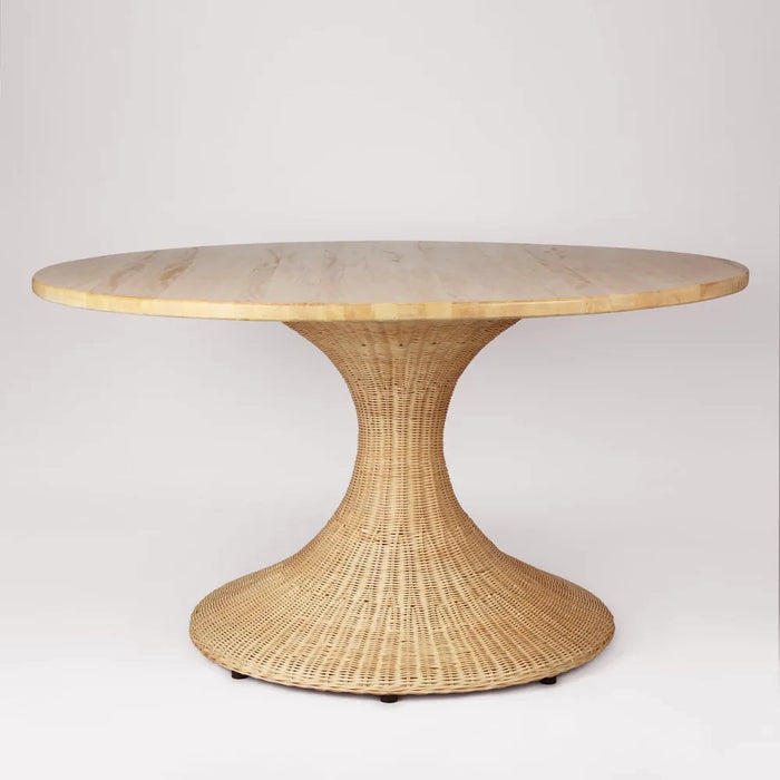 6 Seater Belmont Rattan Round Dining Table