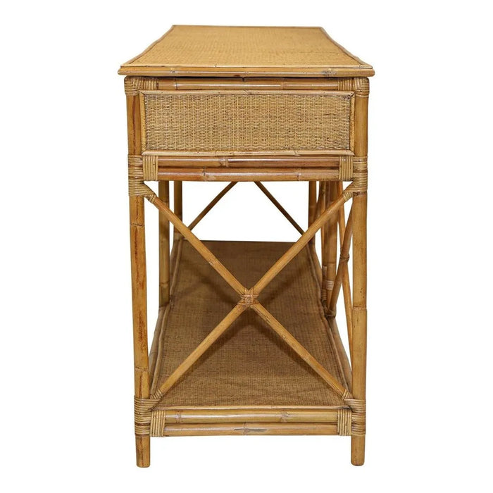 Cayman 1.9m Rattan Hamptons Console