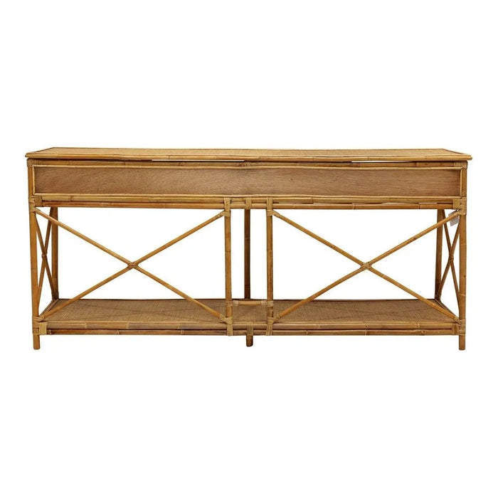Cayman 1.9m Rattan Hamptons Console