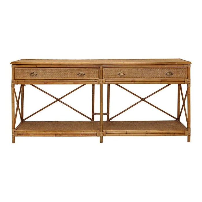 Cayman 1.9m Rattan Hamptons Console