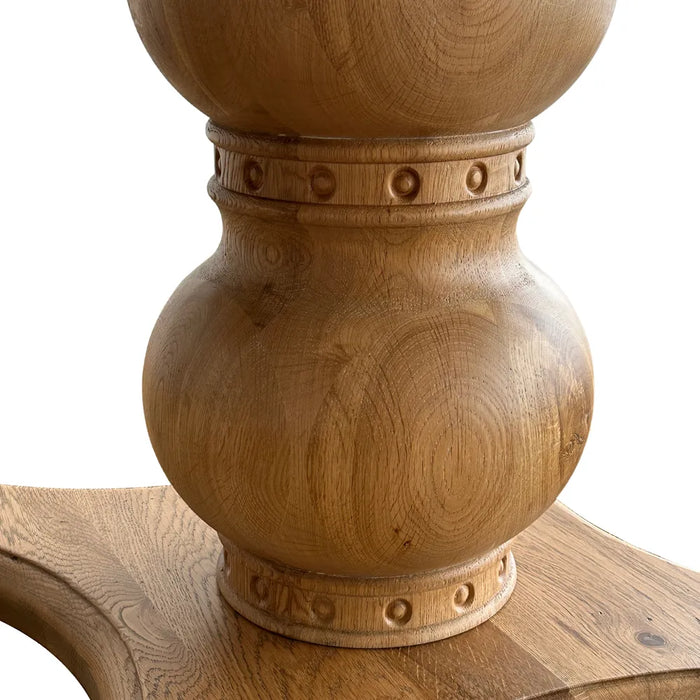Victoria Oakwood Timber Round Dining Table 150cm
