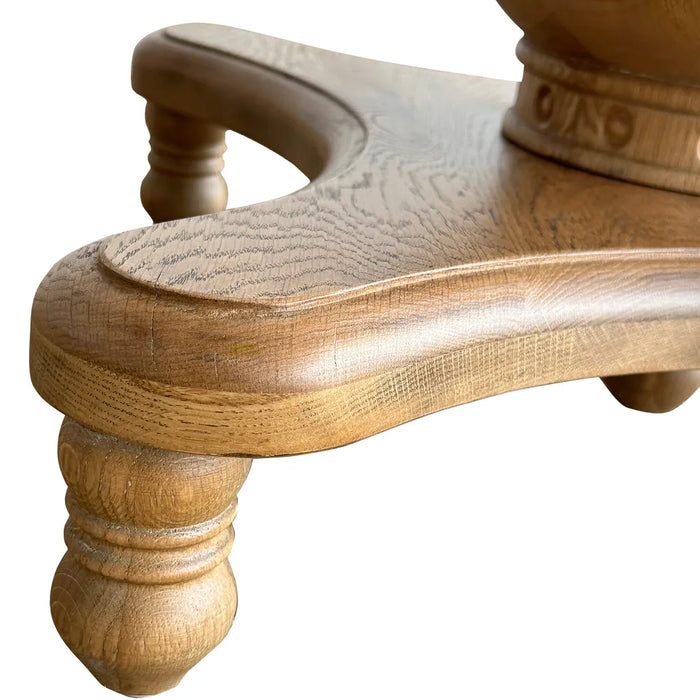 Victoria Oakwood Timber Round Dining Table 150cm