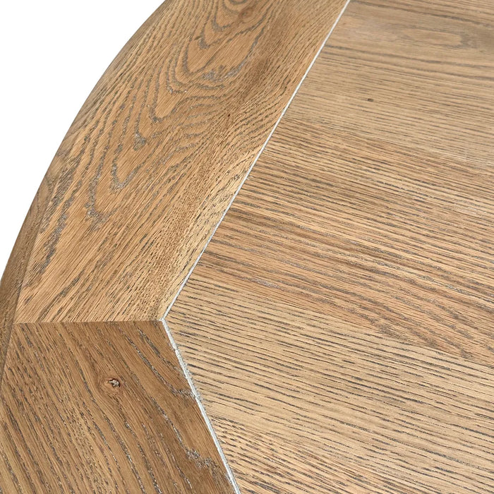 Victoria Oakwood Timber Round Dining Table 150cm