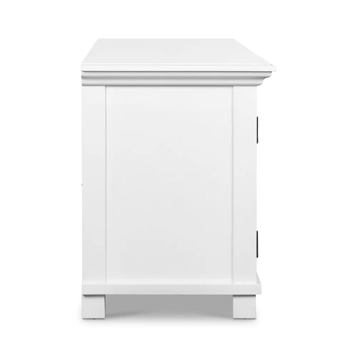 West Beach 1.7m Hamptons Entertainment Unit - White