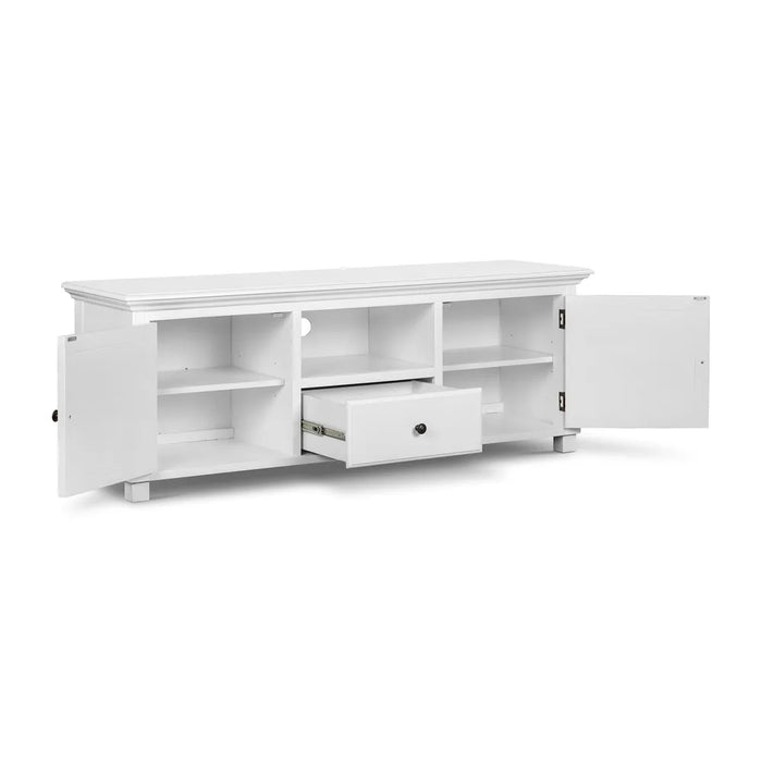 West Beach 1.7m Hamptons Entertainment Unit - White