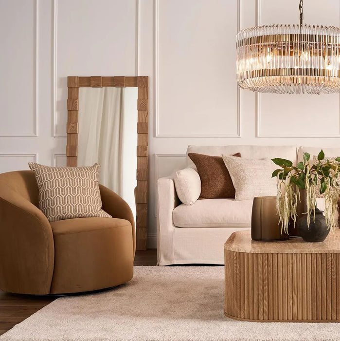 Milano Floor Mirror - Oak