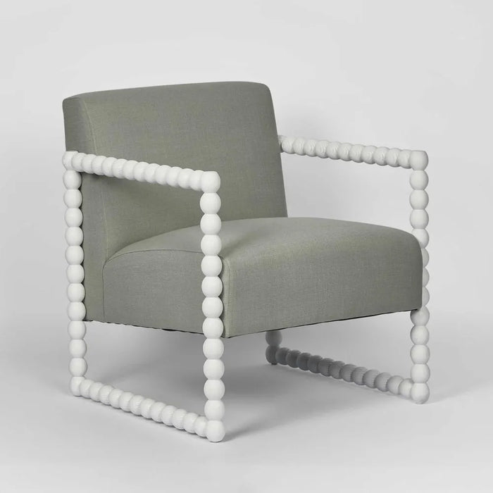 Bobbin Armchair - Seafoam