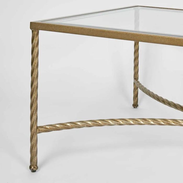 Palais 1.25m Rectangular Coffee Table Gold