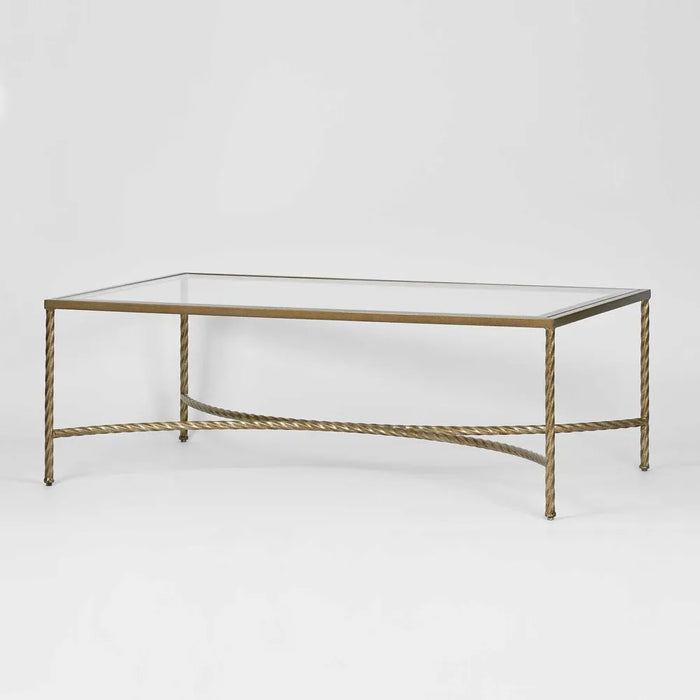 Palais 1.25m Rectangular Coffee Table Gold
