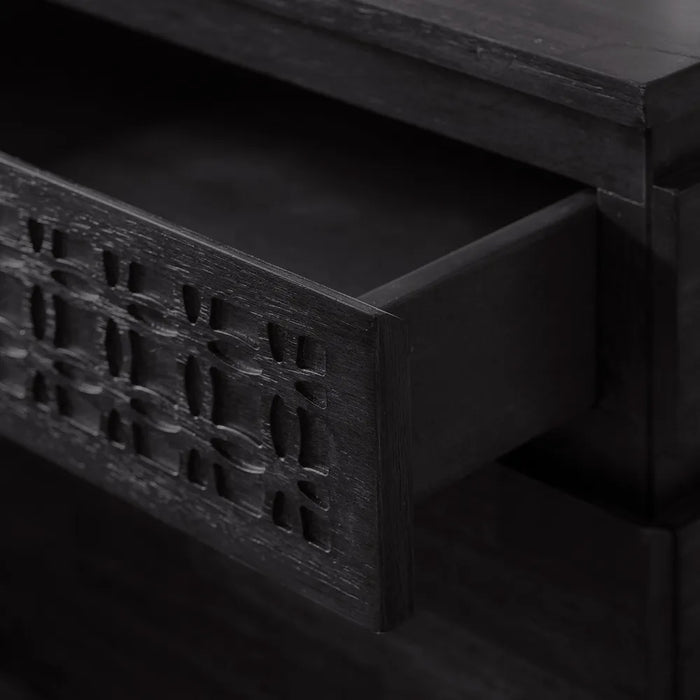 Boho 2 Drawer Bedside