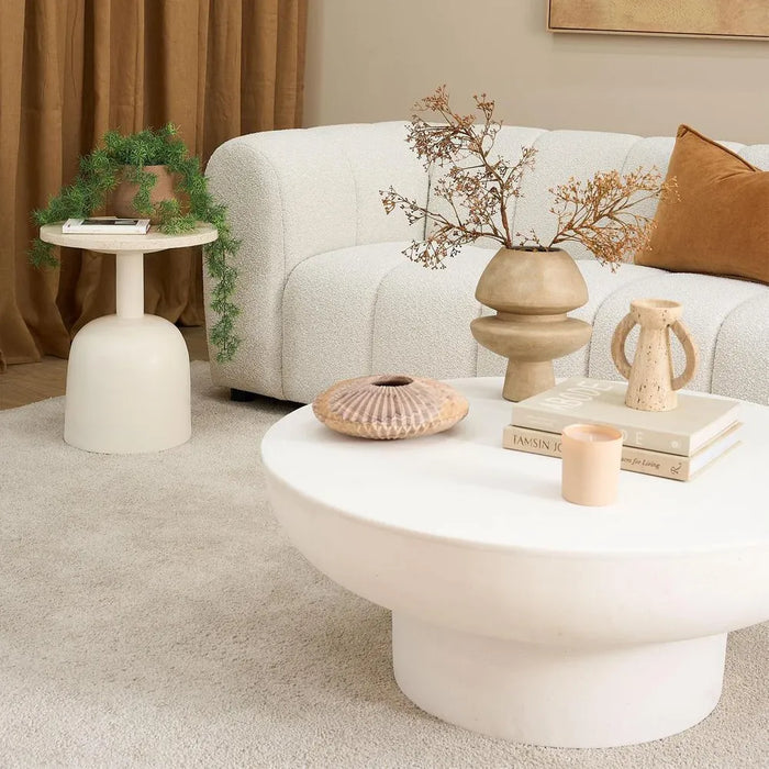 Clarence 2.52m 4 Seater Lounge - White