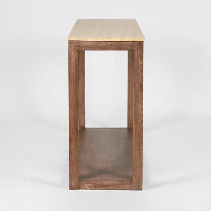 Denver 1.5m Travertine Console Table