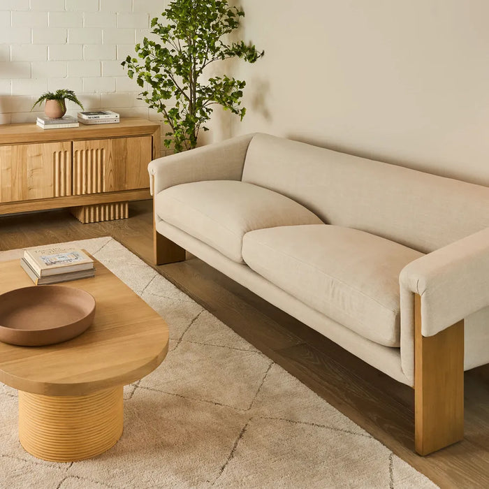 Leo 1.3m Coffee Table - Natural