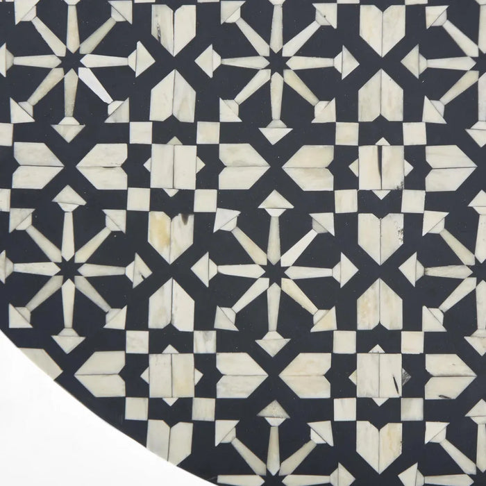 Adina Bone Inlay Round Coffee Table