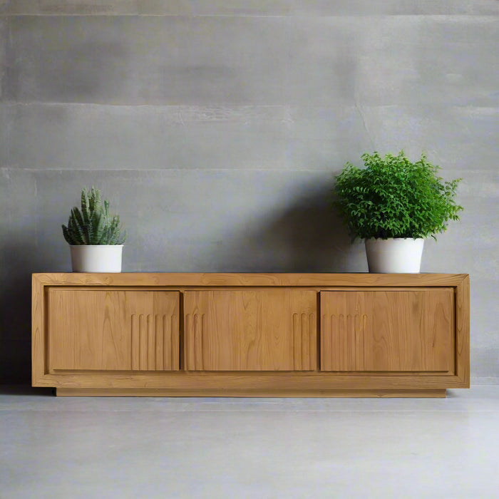 Rock 2.1m Entertainment Unit - Natural