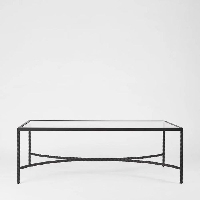 Palais 1.25m Rectangular Coffee Table - Black