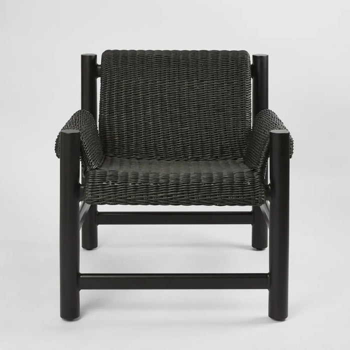 Black Riven Outdoor Occasional Chair