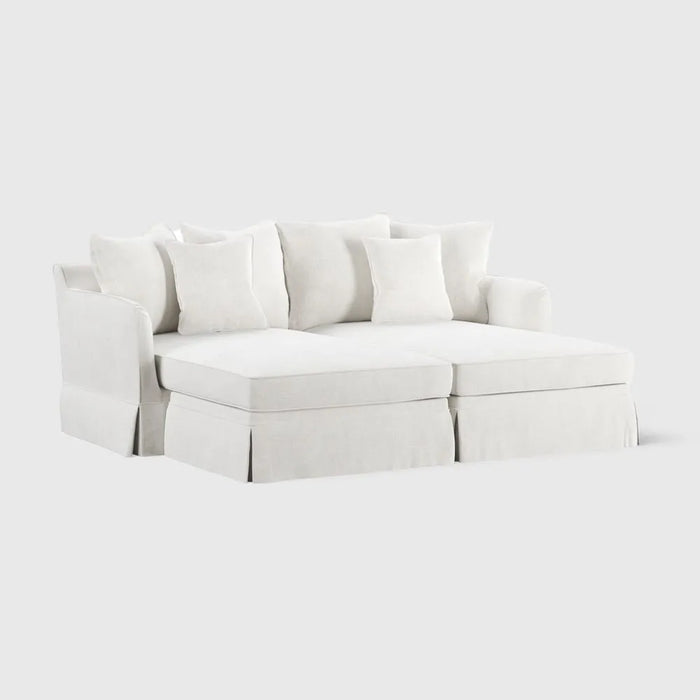 Norwood Double Chaise Daybed, Ivory