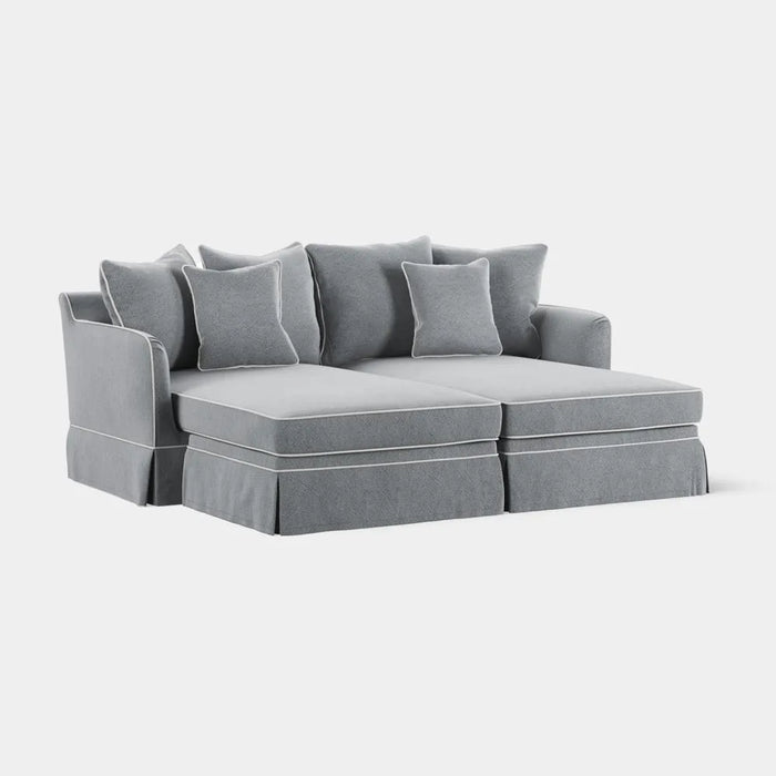 Norwood Double Chaise Daybed, Grey