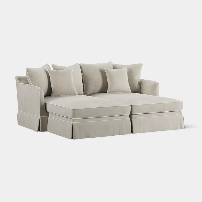 Norwood Double Chaise Daybed, Natural